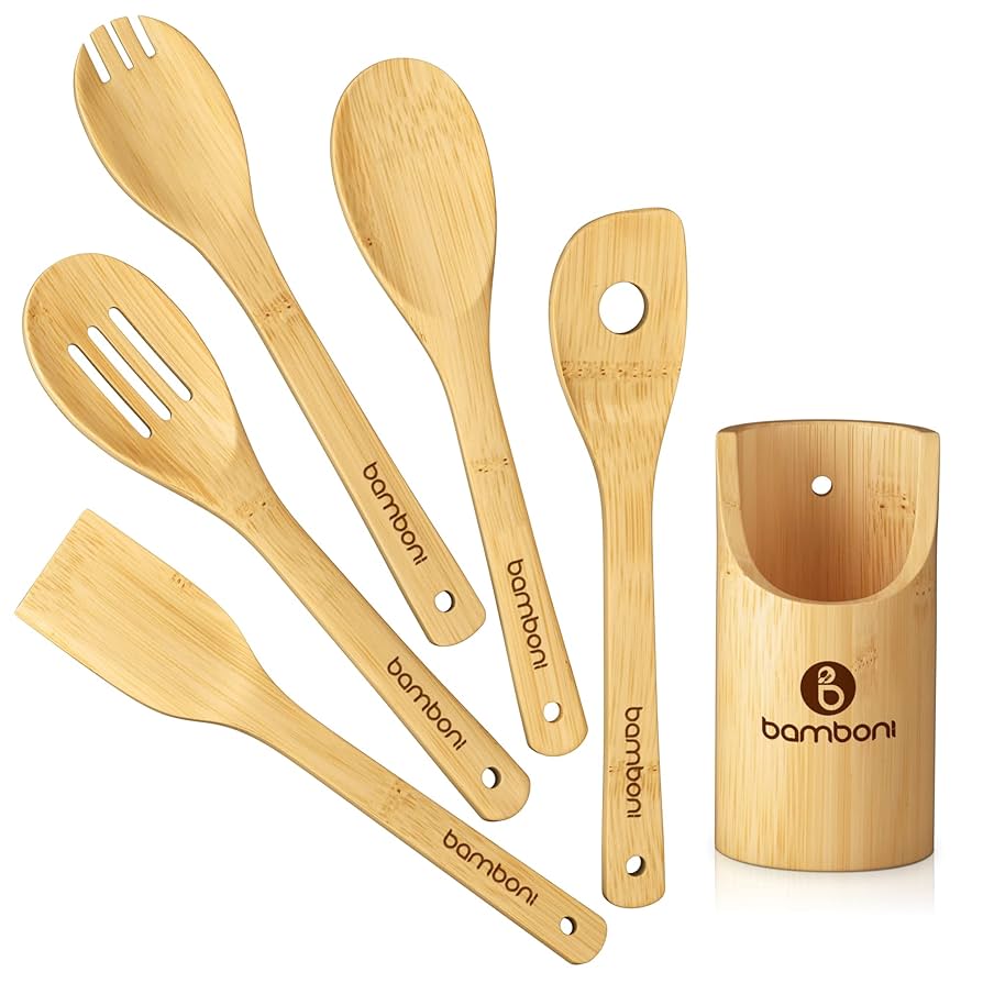 Bamboo Spoon and Spatula Set