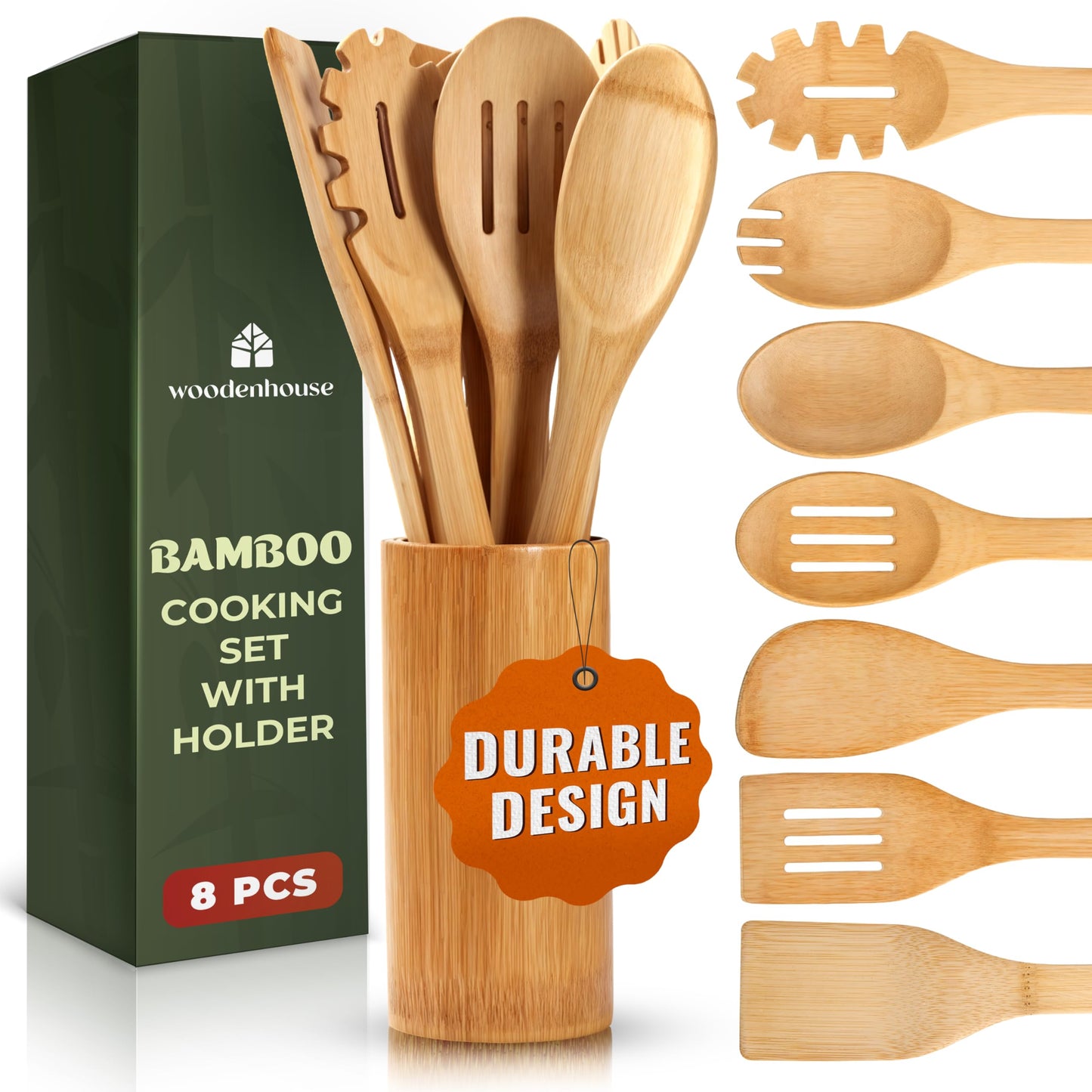 Bamboo Spoon and Spatula Set