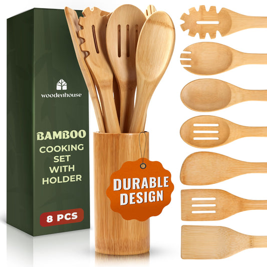 Bamboo Spoon and Spatula Set